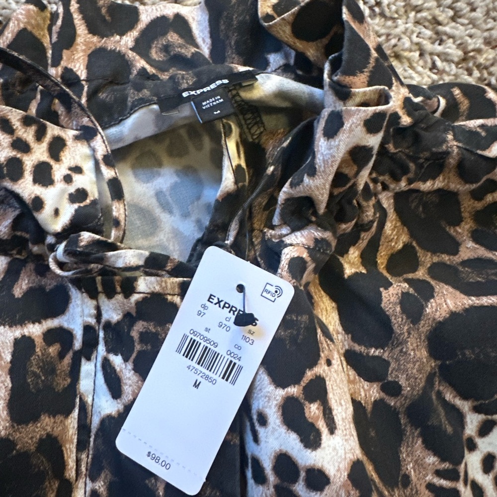 Express Animal Print Jacket - Picture 4 of 5